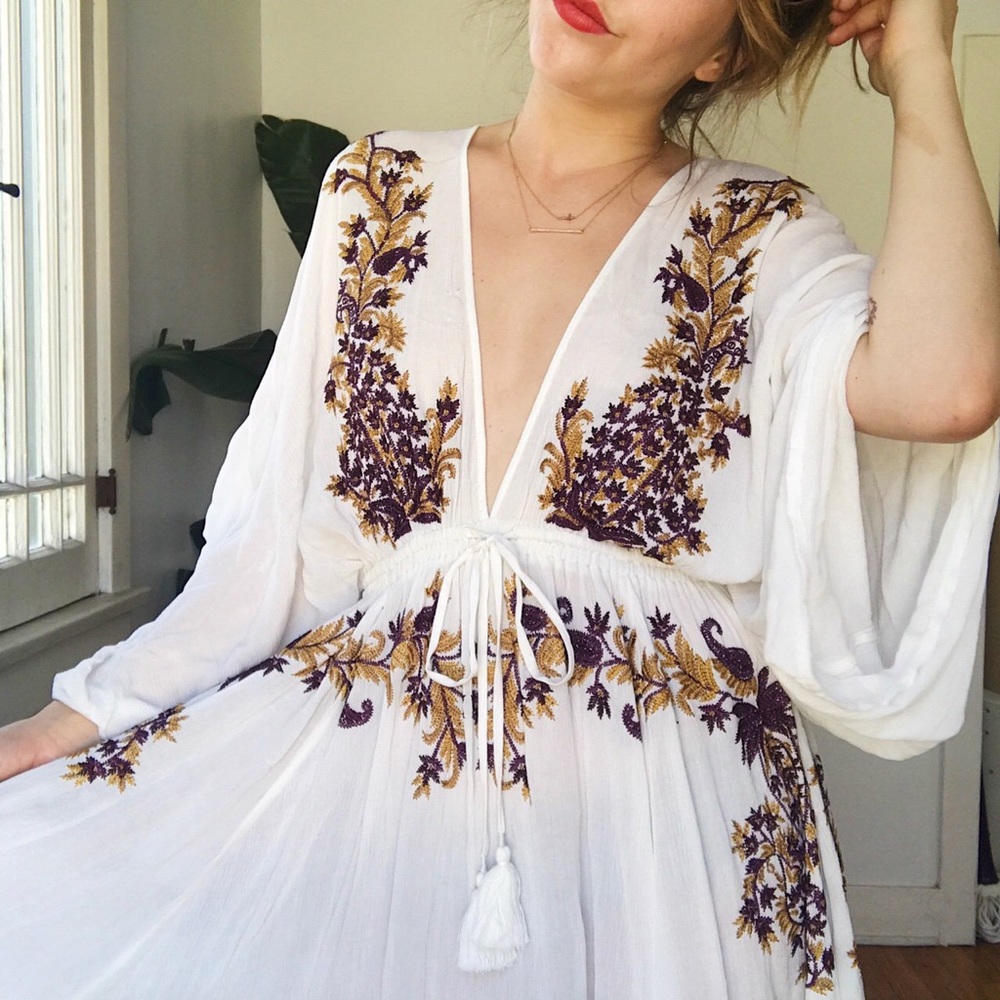 Free People Pretty Pineapple Dress